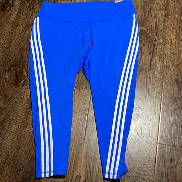 Adidas Believe This 2.0 3-stripes 7/8 Tights size 4X NWT - Picture 2 of 10